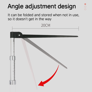 도매 190cm 휴대용 의료 stadometer 저렴한 공장 높이 측정 텔레스코픽로드 스틱 및 슬라이딩 헤드 피스와 눈금자 - Product Image 4