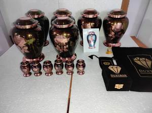 เหยือกโลหะสำหรับเผาฌาปนกิจ,โหลที่ระลึกสำหรับเผาศพโกศโลหะ - Product Image 2