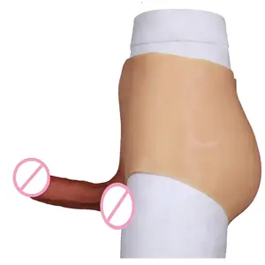 دسار شعور حقيقي للنساء والرجال سيليكون السائل يمكن ارتداؤها القضيب الصلبة داخل دسار حجم كبير لعبة للنساء قضيب واقعي - Product Image 2