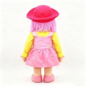 Marioneta de niña ventrilogista personalizada, marioneta de mano con boca móvil, marioneta de mano de felpa de niña humana, marioneta de mano para contar historias a niños - Product Image 5