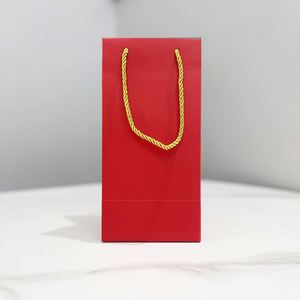 Custom Luxury Gold Foil Matte Embossed Laminated Paper Bag Logo Large Medium White Gift Sturdy Paper Clothing Store Shopping Bag - Product Image 6