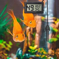 Intérieur Lcd Température Humidité Mètre Mini Thermomètre Numérique Hygromètre Fahrenheit (F) pour Maison Serre Bocaux