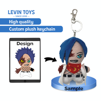 Vente chaude en gros mignon Mini porte-clés jouets en peluche Kawaii sac à dos pendentif en peluche mignon habillé ours porte-clés