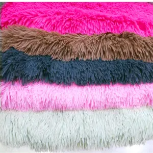 4cm Pile Length Artificial Plush Fur Fabric Long Faux Fabric for Clothes Sewing Materials Doll Toys