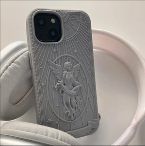 Color sólido 3D Lady <span class=keywords><strong>Liberty</strong></span> Creative Drop Proof Soft Fundas para teléfonos móviles para iPhone 11 12 13 14 15 Promax - Product Image 3