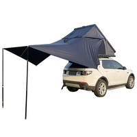 Nouveau design d'auvent multi-angle Pop up en aluminium triangulaire tente de toit rigide