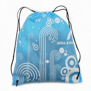 Custom Promotional <b>Drawstring</b> Bag Non Woven Draw String Sports <b>Backpack</b> Gym Bag - Product Image 3
