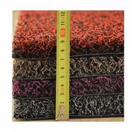 Tapis bobines de pvc antidérapantes, tapis de nouilles en PVC/bon marché, personnalisé, imperméable, pour sol, 1 pièce