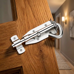 Loquet de porte en acier inoxydable de haute qualité, design moderne pour portes et fenêtres en bois, installation facile - Product Image 2