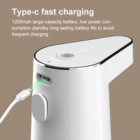 Distributeur de Savon Mural Multifonctionnel à Capteur Tactile Sans Contact, Rechargeable par USB, pour Hôtels et Usage Domestique, avec Distributeur de Savon Moussant de Luxe Personnalisé pour Lessive