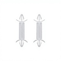 Piliers de support pour PCB en nylon en forme de goutte d'eau à double fixation rapide, entretoises amortissantes pour cartes de circuits imprimés de contrôleurs d'éclairage LED
