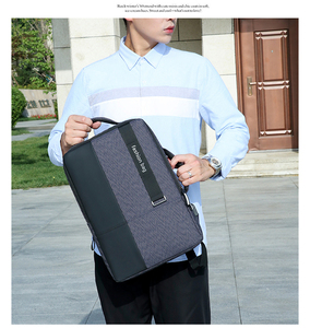 Mochila para ordenador portátil informal de negocios grande, <span class=keywords><strong>bolsa</strong></span> impermeable para ordenador, nuevo diseño para viajes, senderismo, Material Oxford, cremallera de poliéster - Product Image 5