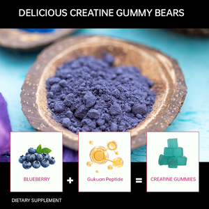 Gomitas de Creatina Veganas OEM 5000mg Monohidrato de Creatina Suplemento <span class=keywords><strong>Pre</strong></span>-Entrenamiento con Sabor Personalizado para Adultos - Product Image 3