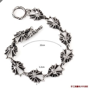 yunnique Dragon Wing Claw <b>Bracelet</b> Tibetan Silver Geometric Design Punk Style Jewelry - Product Image 2