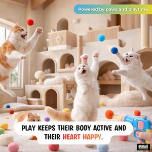 Jouet interactif haut de gamme pour chat avec plume, idéal pour la poursuite, le jeu, l'exercice et le divertissement quotidien des chats et chatons - Product Image 5