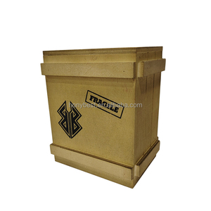 Tùy Chỉnh In Ấn Logo Nhỏ Ván Ép Vận Chuyển Thùng Hộp Bằng Gỗ Thu Nhỏ Vận Chuyển Container Lưu Trữ Quà Tặng Hộp Mini Cho Bán - Product Image 1