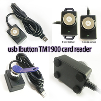 USB Magnético iButton lector de tarjetas sonda iButton sonda/lector DS1990A TM iButton Reader USB Plug and play