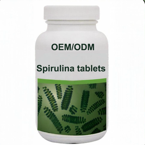 Comprimés de spiruline biologique, détox naturelle, superaliment végétalien brut, algues vertes bleues riches en vitamines, protéines, antioxydants, immunité, adulte - Product Image 1