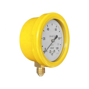 प्रभाव प्रतिरोध स्टेनलेस स्टील 100 एमबीएआर डायाफ्राम सील एमबीएआर कम दबाव नापने का यंत्र - Product Image 6