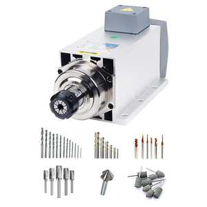 Moteur de broche de routeur de gravure CNC haute vitesse avec puissance de 2,2 kW, 3 kW, 3,7 kW, 5,5 kW, 7,5 kW, triphasé 220/380 V - Product Image 4