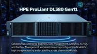 Serveur en rack HPE ProLiant DL380 Gen112U, double processeur Intel Xeon Scalable de 4e génération, 32 Go de DDR5, 8SFF, serveur en rack haute performance pour l'IA