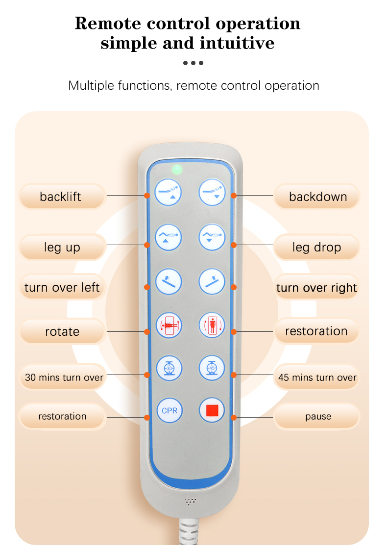 electric hospital bed 5 function