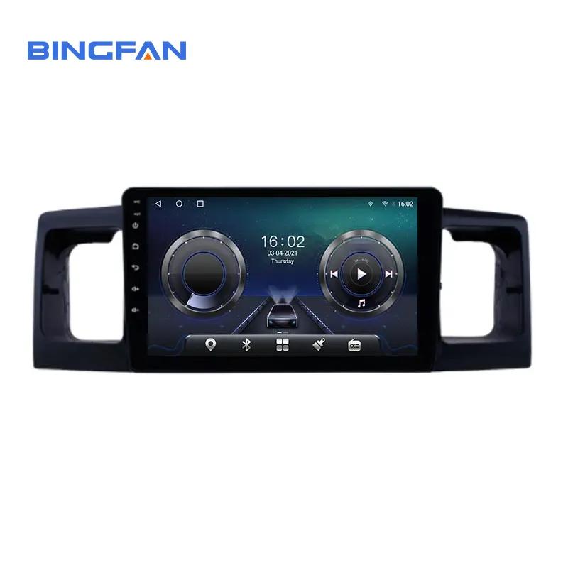 9 pollici per Toyota Corolla BYD F3 2013 Touch Screen Car DVD Monitor Player GPS Radio navigatore Stereo Android da 7 pollici