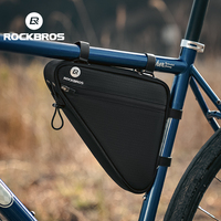 ROCKBROS-Sacoche de vélo triangulaire pour vélo, sac de vélo, tube supérieur, pochette triangulaire