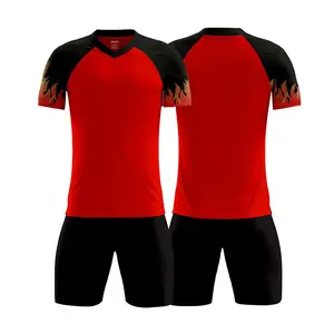 Customized men's football jersey with personalized stitching for team football matches