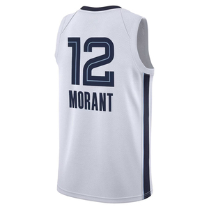 Memphis Hommes 2025 # 12 Maillots de basket-ball personnalisés Morant, chemises brodées, uniformes pour jeunes, vêtements de sport avec logo - Product Image 6