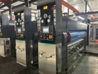 Máquina Automática para Fabricación de Cajas de Cartón con Control Computarizado Completo, Máquina de Impresión y Ranurado de Cartón