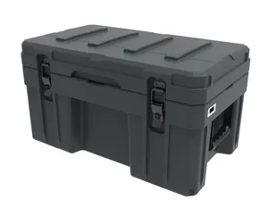 High Quality Hot Selling New Customized Waterproof Plastic 55L Toolbox Heavy Duty Loading Plastic Transport Box