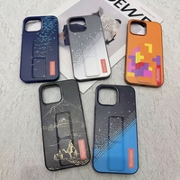 Coque de téléphone en TPU+PC de haute qualité pour iPhone 18 17 16 15 Pro Max avec support, vente en gros, fournisseur OEM ODM
