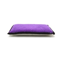 Chiffon en microfibre de qualité supérieure Poils en nylon Intérieur de la carrosserie des voitures Tampon de récurage détaillé Éponge de nettoyage ménager