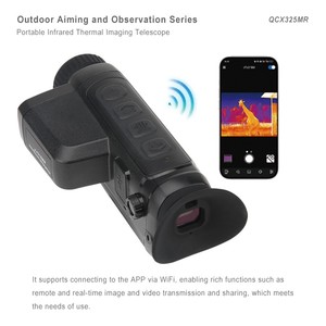 Dispositivo de Imagem Térmica Infravermelha Leve QCNV QCx325MR com Resolução de 1024x768 e Alcance de 10-1200m para Visão Noturna - Product Image 3