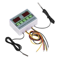 HSW ZFX-ST3012 12V 24V 220V Thermomètre intelligent à double contrôle de température, thermostat numérique, régulateur d'incubateur
