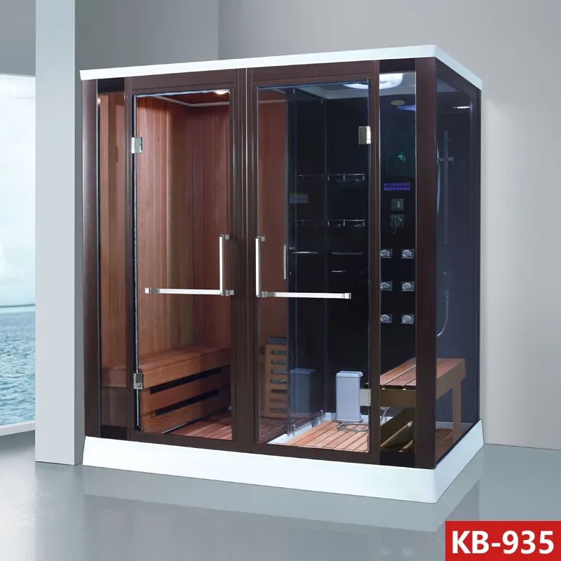 Buhar duşu, ucuz sauna kabini, buhar duş odası sauna ile ev sauna