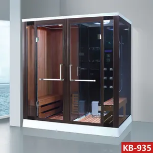 MY HOME sauna avec douche à vapeur, cabine de sauna bon marché, sauna de salle de douche à vapeur