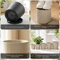 Plateau à fleurs en plastique de style européen, simple, créatif, épaissi, grand pot à orchidées
