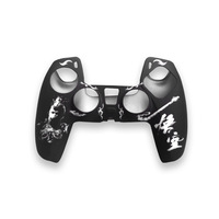 Noir mythe WuKong PS5 Gamepad étui de protection en Silicone avec 2 pièces couverture de pouce pour PS5 housse de protection anti-poussière