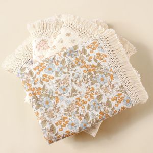 Couverture douce et agréable pour bébé, en mousseline de coton double couche, idéale pour poussette et berceau. - Product Image 4