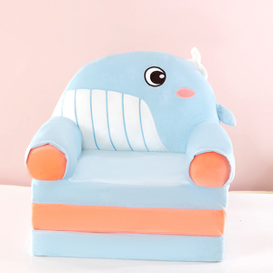 Foldable Quality Sofa Backrest <strong>Chair</strong> <strong>Kids</strong> Small Sofa Cartoon Princess Girl Baby Folding Seat Recliner <strong>Boy</strong> Single <strong>Lazy</strong> Sofa Skin - Product Image 4
