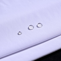 Tissu interlock extensible imperméable 180 g/m² 90 % polyester 10 % élasthanne pour vêtements d'extérieur et vêtements de sport