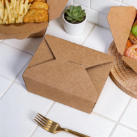 Bol en papier kraft écologique de luxe de 32 oz, biodégradable et recyclable, récipient alimentaire jetable, impression personnalisée pour les restaurants
