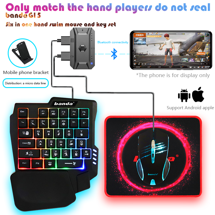 GARNI ５点セット 5 in 1 Mobile Game Combo - Ultimate Gaming Set for Ios & Android