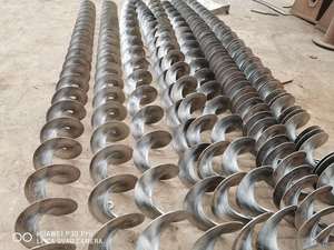 Chất lượng cao shaftless vít băng tải hạt fround gặt đập Auger bộ phận <span class=keywords><strong>helicoid</strong></span> dài Pitch chuyến bay Máy làm - Product Image 3