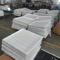 Panneau lumineux LED flexible sans scintillement 48W, faible indice UGR, pour plafond en verre, fabriqué par l'usine de Zhongshan