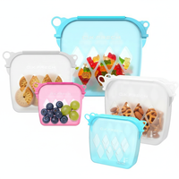Sacs en silicone OEM/ODM 1500 ml colorés pour téléphone, monnaie, plage, maquillage, sacs à bandoulière, sacs en silicone pour aliments, sacs en silicone réutilisables, fabricants de sacs en silicone