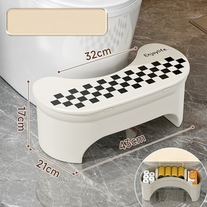 Plastic Thickened <strong>Toilet</strong> Foot Stool Storage Foot <strong>Stepping</strong> Stool <strong>for</strong> <strong>the</strong> <strong>Toilet</strong>. Ideal <strong>for</strong> Use in <strong>the</strong> Bathroom Non-slip Footrest - Product Image 3