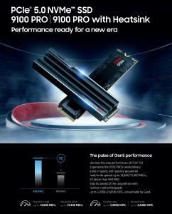 Presto 9100 PRO mit Kühlkörper MZ-VAP1T0B MZ-VAP2T0B MZ-VAP4T0B MZ-VAP8T0B 1TB 2TB 4TB 8TB NVME M.2 Solid State Laufwerke PCIe 5.0x4 - Product Image 2